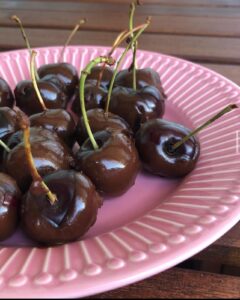 Receta: Cerezas con Chocolate