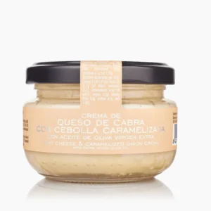 Crema de Queso de Cabra con Cebolla Caramelizada